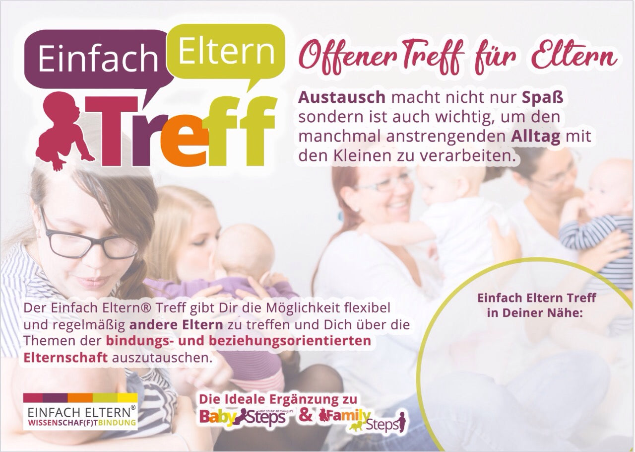 Werbeplakat Einfach Eltern® Treff