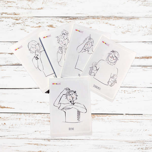 Gebärdenkarten Set A5 BabySteps®