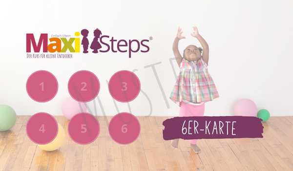 MaxiSteps 6er Karten