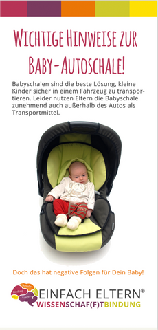 Baby-Autoschale Flyer / Faltblatt