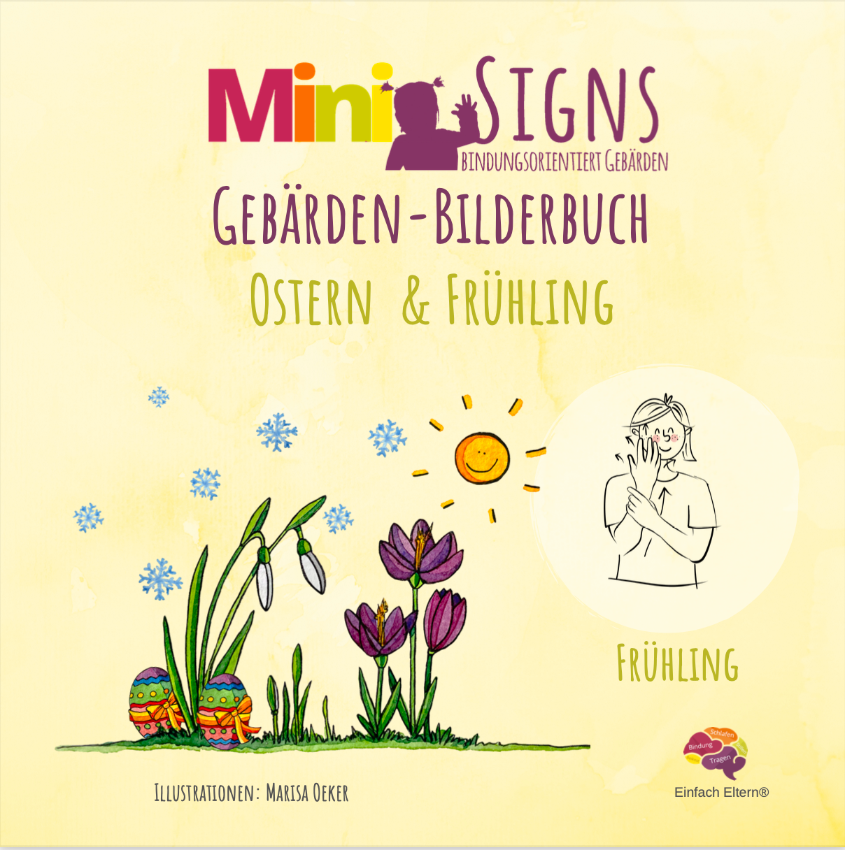 10er Pack Mini Buch Frühling / Ostern für MiniSigns® Kursleiter