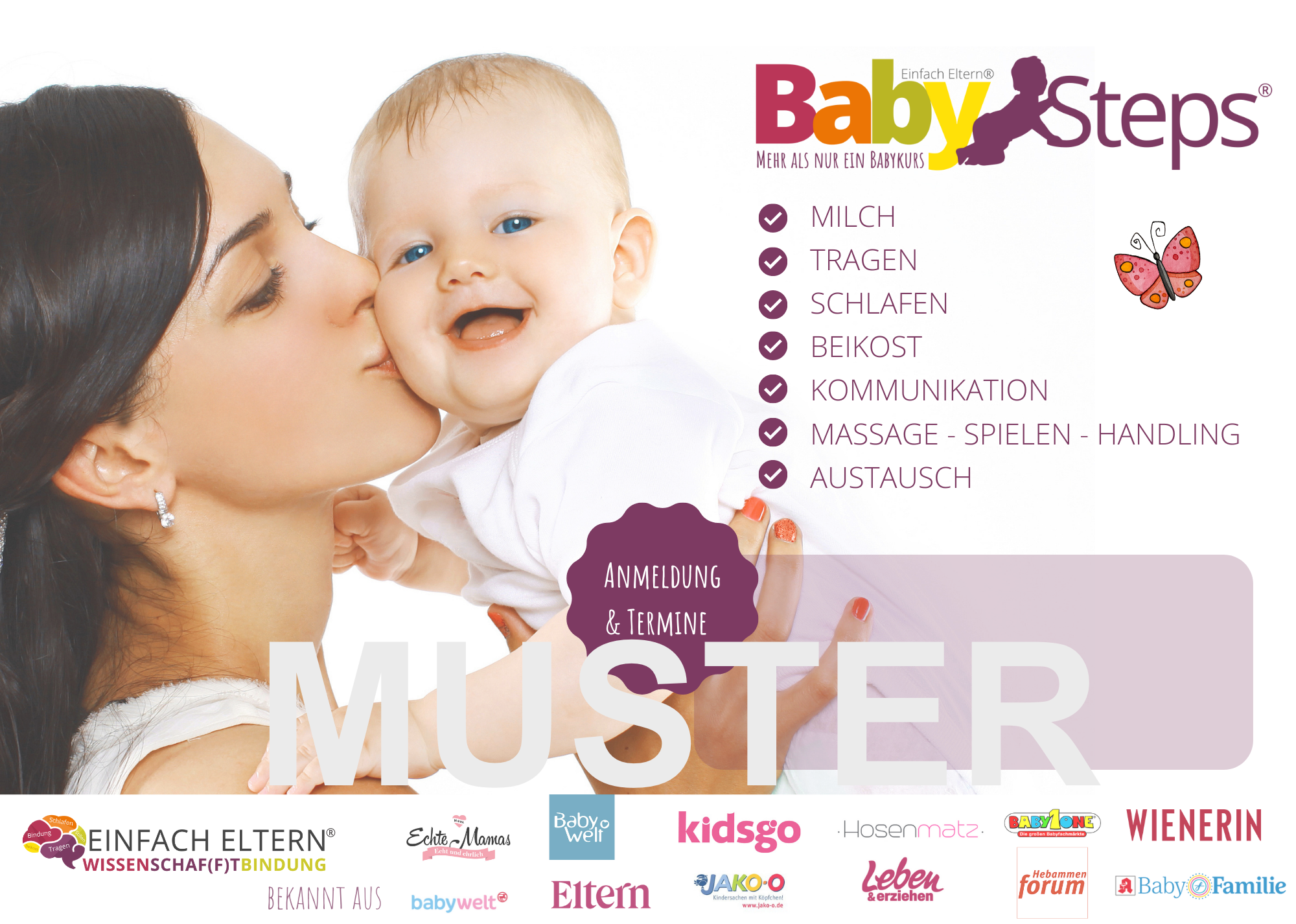 Werbeplakat Poster B Din A4 BabySteps®