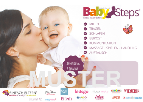 Werbeplakat Poster B Din A4 BabySteps®