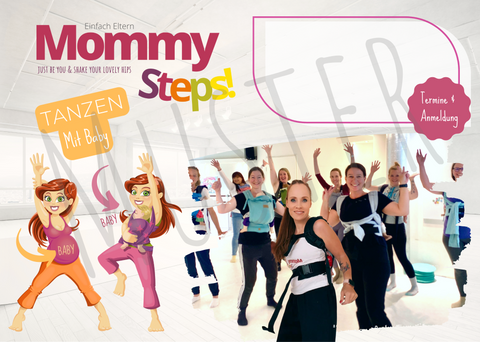 MommySteps Poster Din A4 (B)