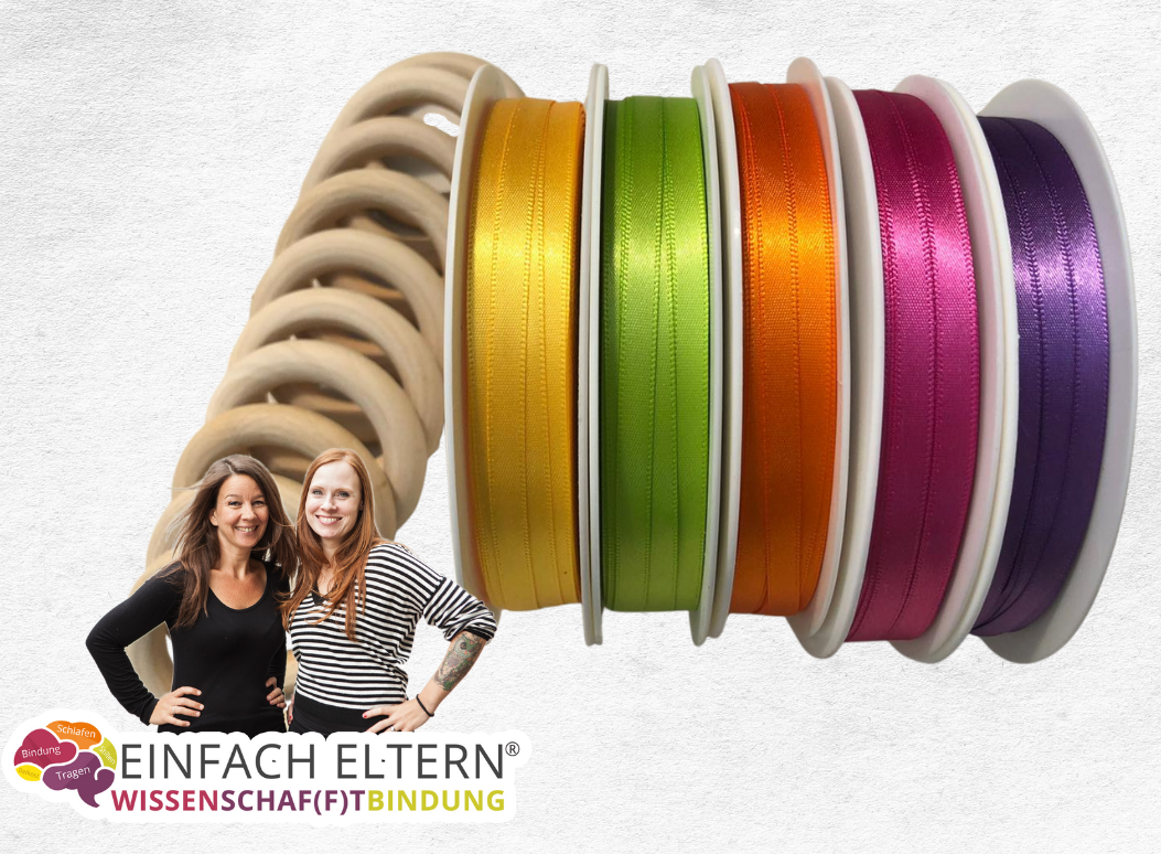 Bastelset: Seidenband Ringe
