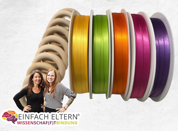 Bastelset: Seidenband Ringe