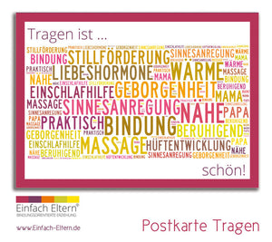 Postkarte Tragen